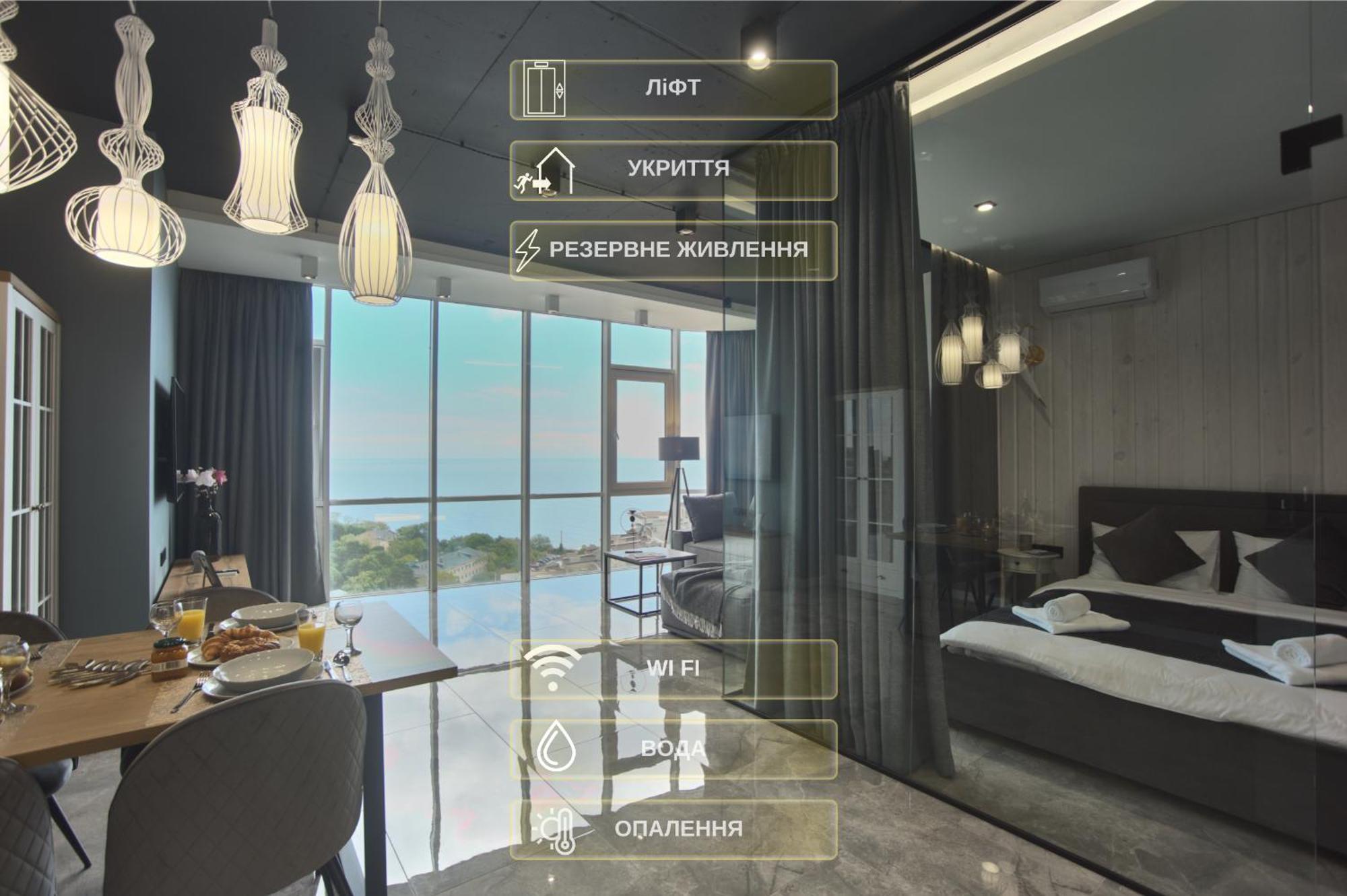 Gagarin Plaza Luxury Sea View Apartments Odessa Exterior foto